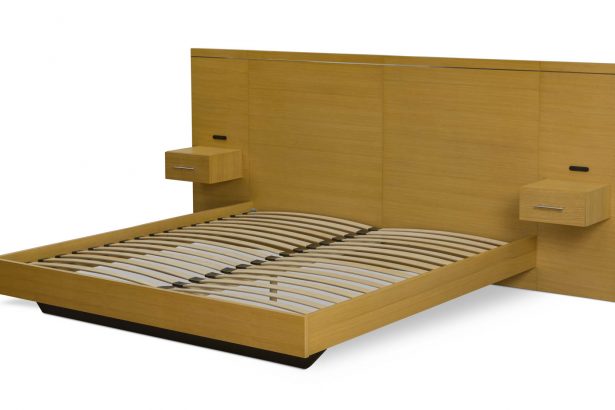 Bed frame (Q23-143-Q, K) – White oak