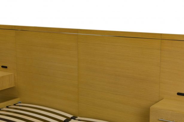 Bed frame (Q23-143-Q, K) – White oak