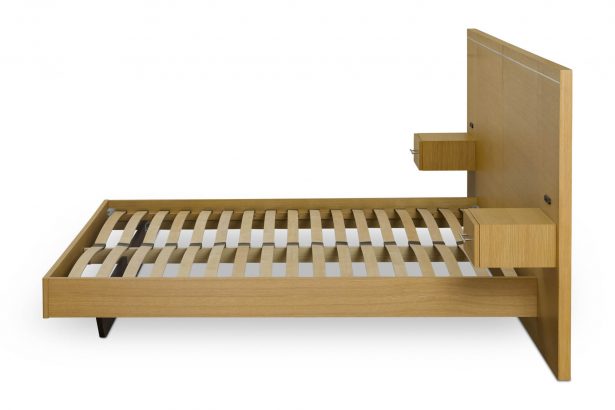 Bed frame (Q23-143-Q, K) – White oak